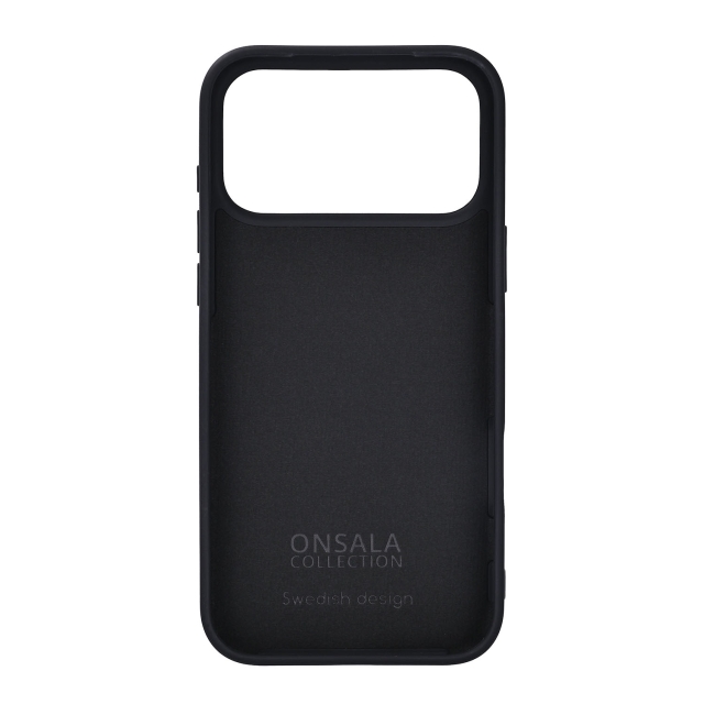 Onsala Puhelinkuori silikonituntumalla Black - iPhone 17 Pro Max