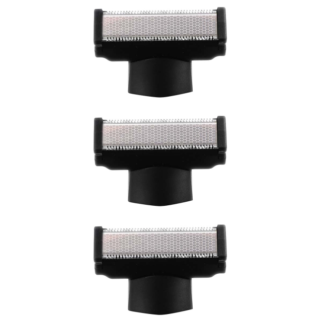 MELISSA Set med 3 extra rakhuvuden till Melissa 16680054 trimmer Svart