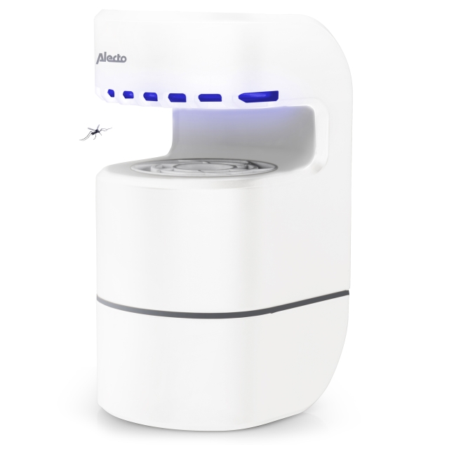 Alecto Hyönteisvalaisin Tehokas hyttysiä, kärpäsiä ja muita lentäviä hyönteisiä vastaan Plug and Play Valkoinen valkoinen