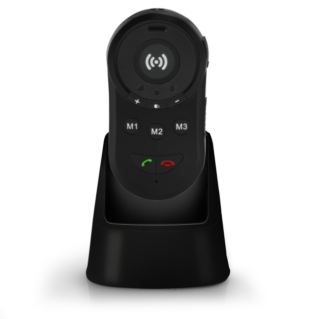 Fysic SOS-paniikkipainike GPS-seurannalla senioreille Musta