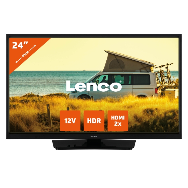 Lenco 24 tuuman HD LED-TV DVB-T2 DVB-C DVB-S2 12V Musta 24 tuuman HD LED-TV DVB-T2 DVB-C DVB-S2 12V Musta