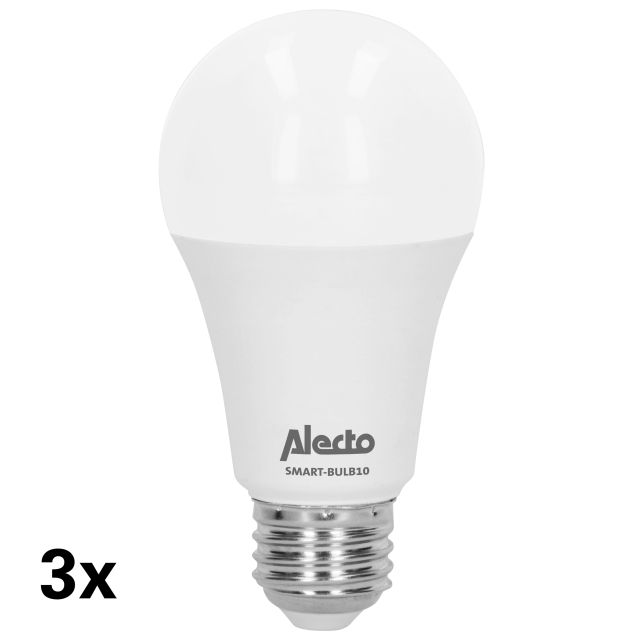 Alecto Älykäs LED-värivalaisin Wi-Fi 3-pack