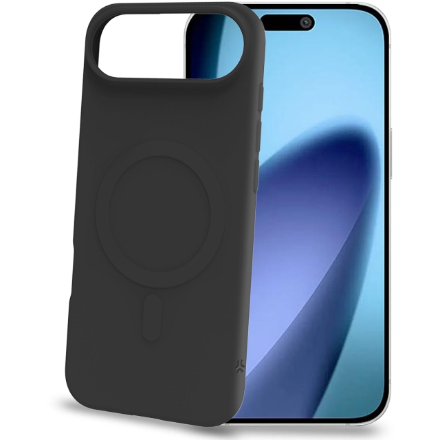 Celly Cromomag Soft rubber case MagSafe-kompatibelt iPhone Air Svart