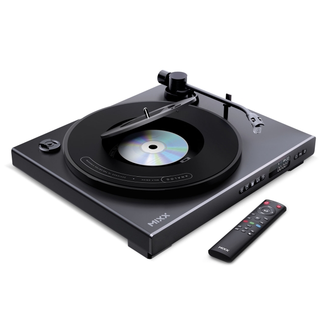 MIXX Vinyyli ja CD Soitin Analog Plus 2-in-1 Musta