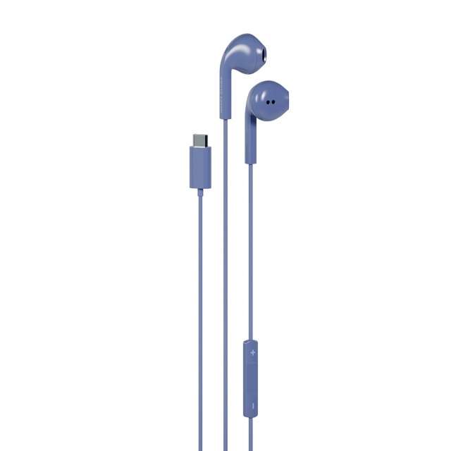 Happy Plugs Kuulokkeet In-Ear USB-C Johdollinen Sininen