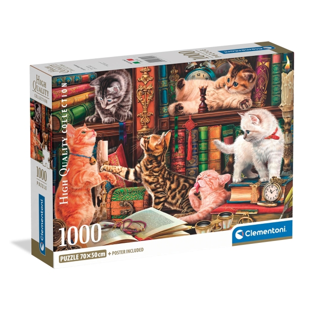 Clementoni Palapeli 1000 Pcs CB Curious Whiskers