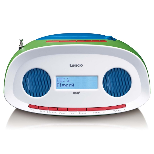 Lenco Kannettava DAB+/FM-radio, jossa on CD- ja USB-soitin
