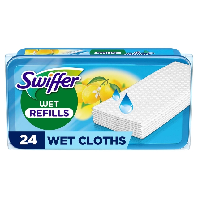 Swiffer Dammvippa refiller 48st 2x24 Fuktiga med citrusdoft