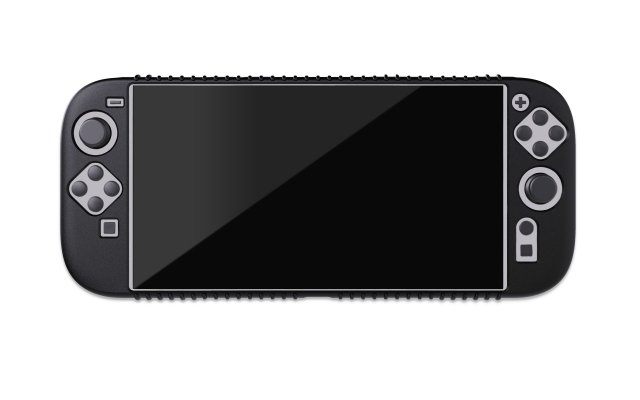 NACON Silikonikahva Nintendo Switch II:lle – Suojakotelo, musta