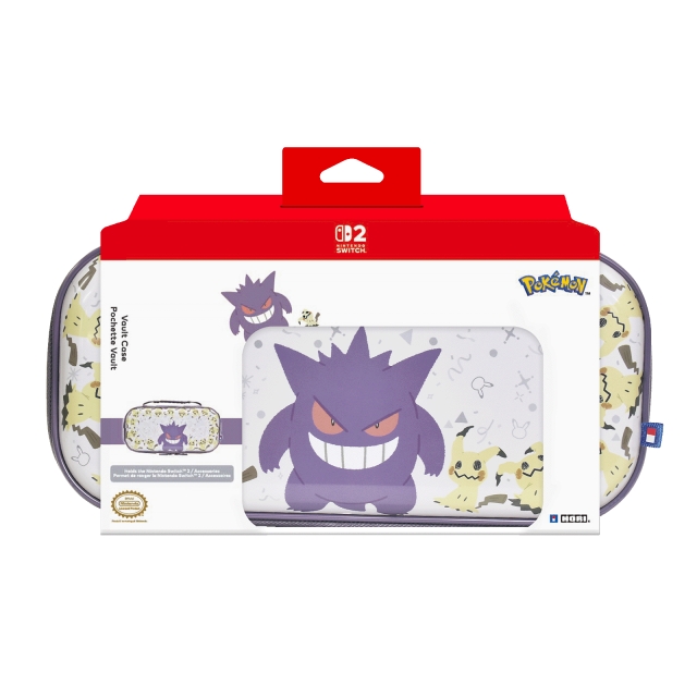 Hori Vault-kotelo Switch 2:lle – Gengar & Mimikyu – violetti