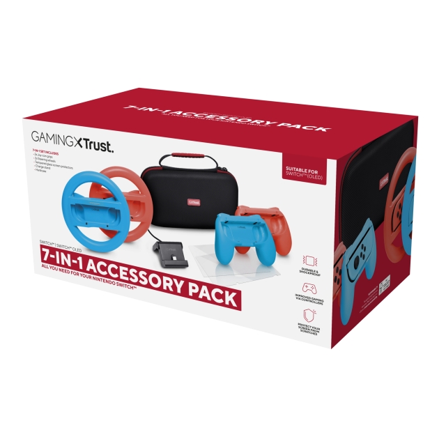 Trust GXT1249 7-IN-1-lisävarustepaketti NSW:lle – monivärinen – 55 mm (K) x 145 mm (S) x 270 mm (L)