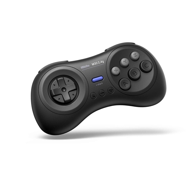 8Bitdo M30 2.4G Mega Drive Musta