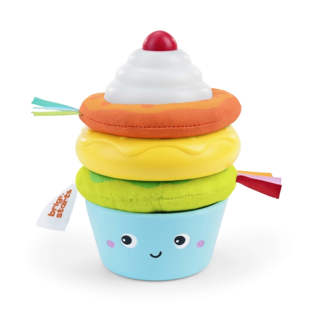 Bright Starts Cupcake Tower™ Stacking Toy with Teether (BS-17238)