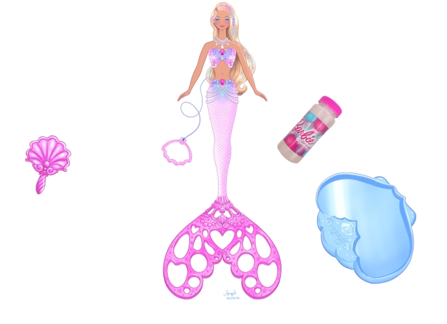 Barbie Bubbletastic-merenneito (JLW56)