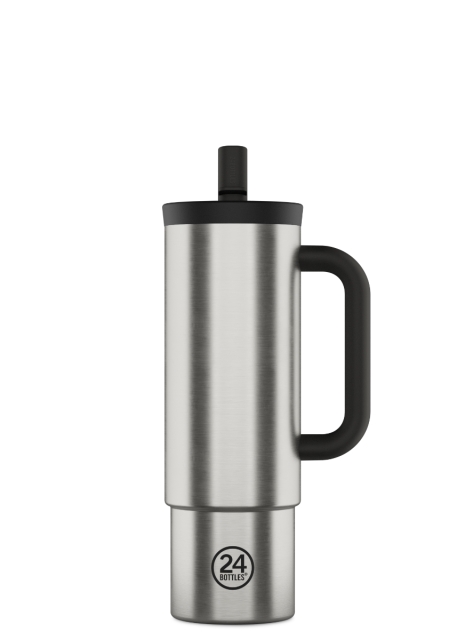 24Bottles Straw Cup - Harjattu teräs - 800 ml