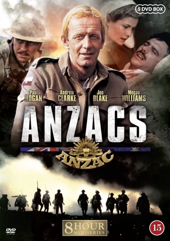 Anzacs - 5DVD Mini-series starring Paul Hogan - A WW1 series must see