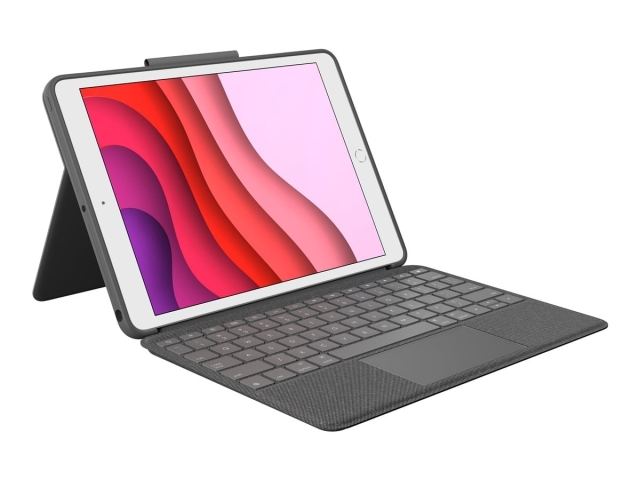 Logitech Combo Touch iPadille (7. sukupolvi) – GRAPHITE Nordic