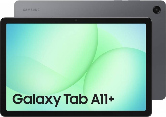 Samsung Galaxy Tab A11+ 11 WiFi -tabletti, 128 Gt, harmaa