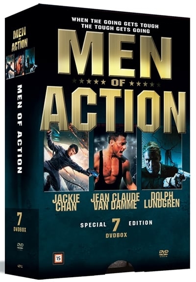 SOUL MEDIA MEN OF ACTION -KOKOELMA (7 DVD:n boksisarja)