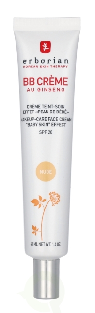 Erborian BB Cream Au Ginseng 5-In-1 Baby Skin Effect SPF20 40 ml Nude