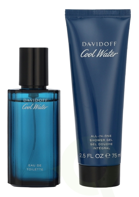 Davidoff Cool Water Man Giftset 115 ml Edt Spray 40ml/Shower Gel 75ml