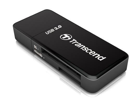Transcend RDF5 USB3.1 muistikortinlukija, musta