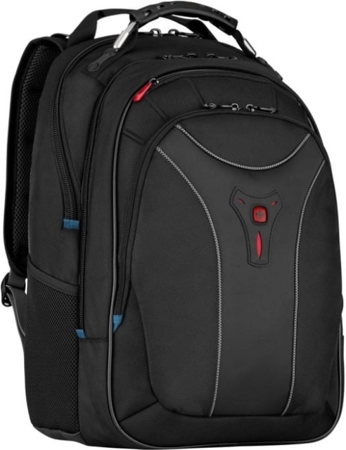 Wenger Carbon Backpack -reppu 17" kannettavalle tietokoneelle, musta