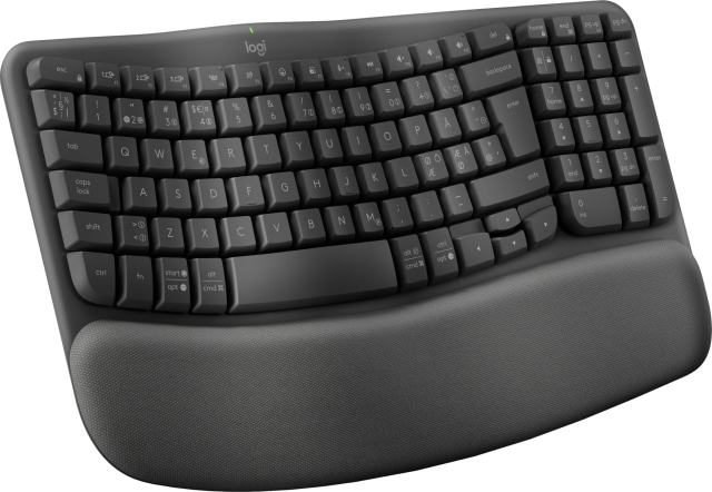 Logitech Wave Keys for Business -langaton näppäimistö, grafiitti
