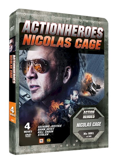 Nicolas Cage – Action Heroes Steelbook – Rajoitettu keräilijän painos