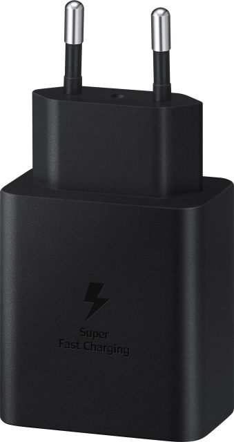 Samsung 45 W -pikalaturi, USB-C-kaapelilla, musta