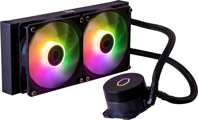Cooler Master MasterLiquid 240L Core ARGB -nestejäähdytysjärjestelmä, musta