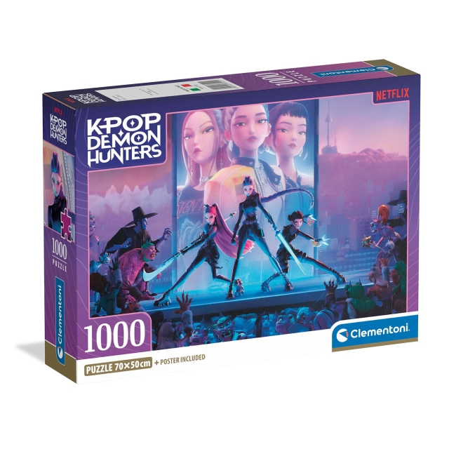KPOP DEAMON HUNTERS Palapeli 1000 Pcs KPOP Demon Hunters