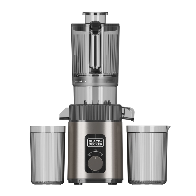 BLACK+DECKER Hidas Mehulinko Slow Juicer 1400W Ruostumaton Teräs