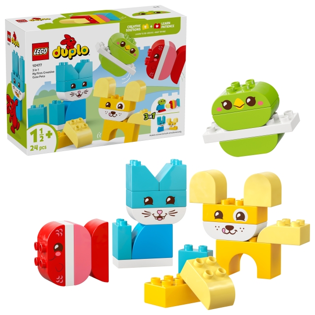 LEGO DUPLO My First – 3-in-1 Creative Cute Pets (10477)