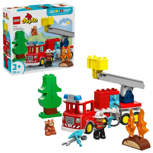 LEGO DUPLO Town – Paloauto letkulla ja palomies (10473)