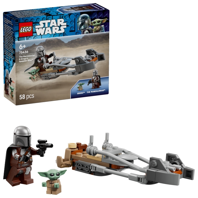 LEGO Star Wars™ – The Mandalorian & Grogun Speeder Bike™ (75436)