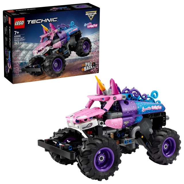 LEGO Technic - Monster Jam™ Sparkle Smash™ vetokäyttöinen auto (42220)