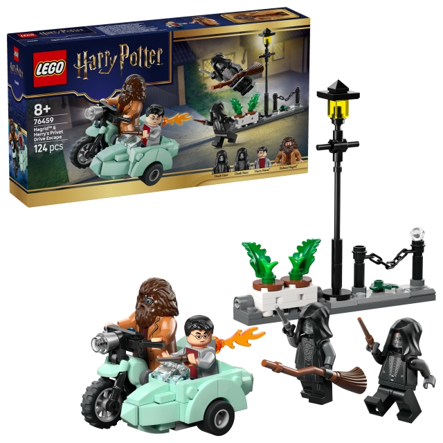 LEGO Harry Potter™ – Hagrid™ ja Harryn pako Privet Drive -kadulta (76459)