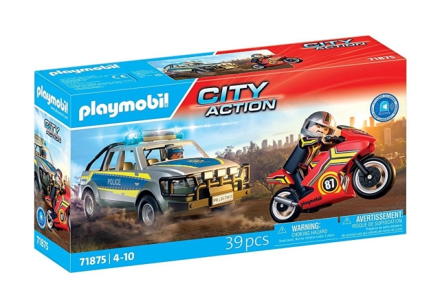 Playmobil Poliisin takaa-ajo pick-upilla (71875)