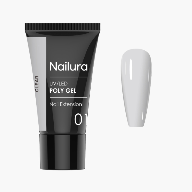 Nailura Poly Gel 1 – Kirkas – 30 ml
