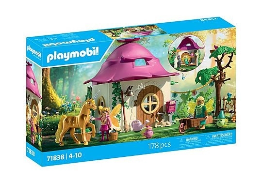 Playmobil Viihtyisä keijujen koti ja kultainen yksisarvinen (71838)