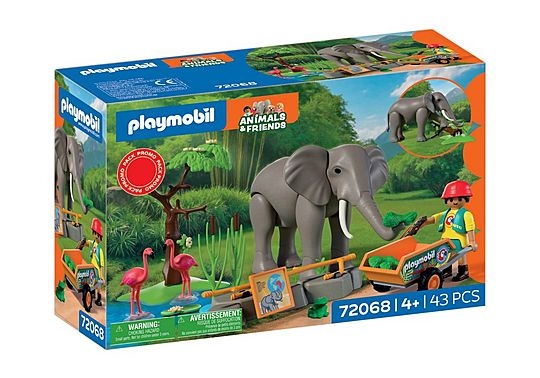 Playmobil Elefantti ja eläintenhoitaja (72068)