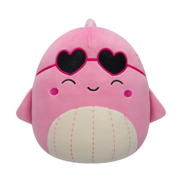 Squishmallows 19 cm Love – Val, vaaleanpunainen valas