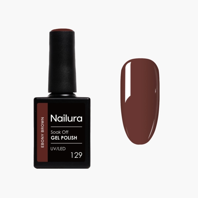 Nailura Geelilakka 129 – Ebony Brown – 10 ml