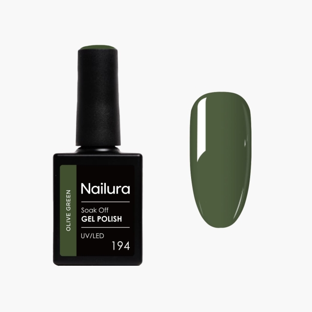 Nailura Geelilakka 194 – Oliivinvihreä – 10 ml