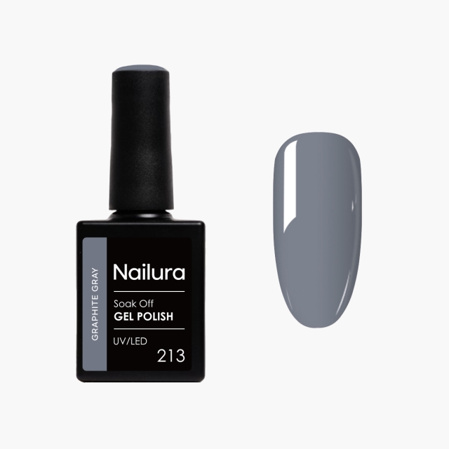 Nailura Geelilakka 213 – Grafiitinharmaa – 10 ml