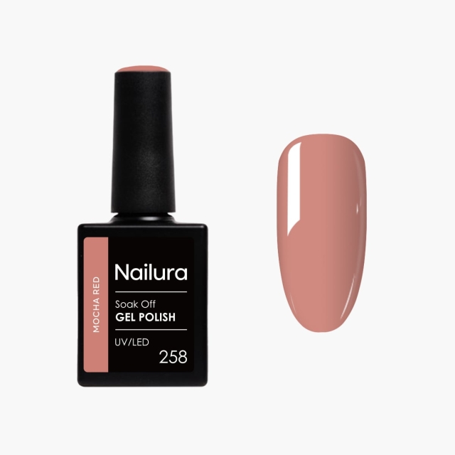 Nailura Geelilakka 258 – Mocha Red – 10 ml