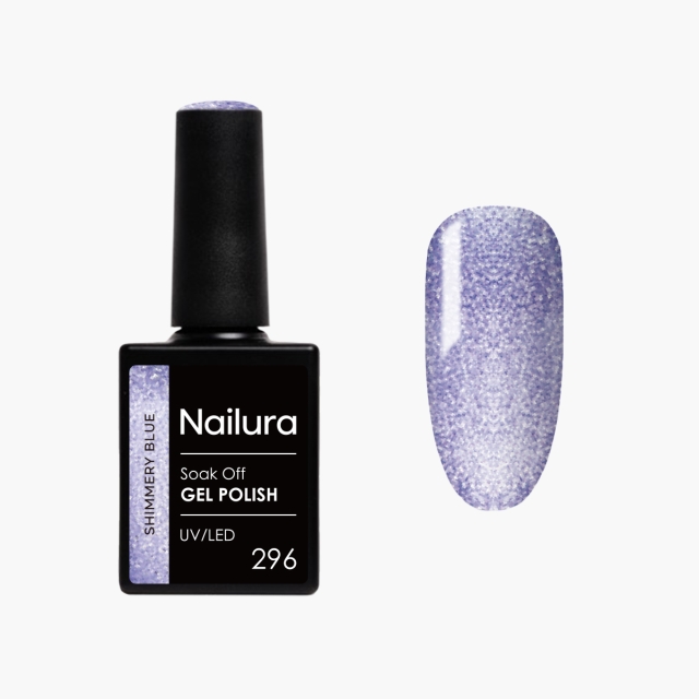 Nailura Geelilakka 296 – Shimmery Blue – 10 ml