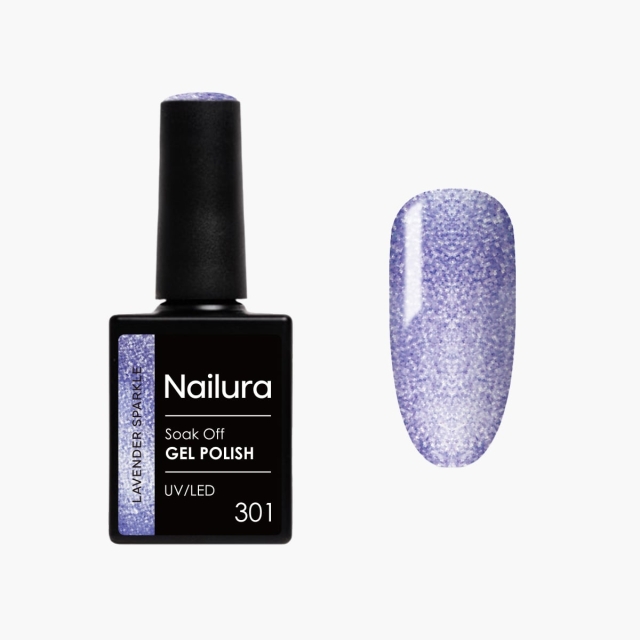 Nailura Geelilakka 301 – Lavender Sparkle – 10 ml