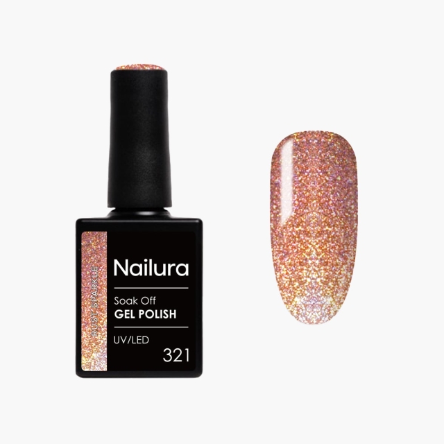 Nailura Geelilakka 321 – Rust Sparkle – 10 ml